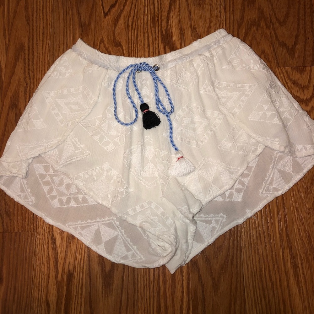 white shorts